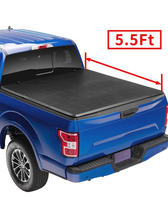 2014-2019 F150 Supercrew double cab  5.5‘ Bed Soft Tri-fold Tonneau Cover