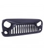 ABS Plastic Car Front Bumper Grille for 2007-2018 Jeep Wrangler JK ABS Plastic Coating with Rivet QH-CH-001 Black