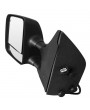 Mirror Power Heated Towing Black Driver Left Side