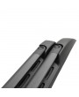 2pcs Professional Portable Roof Racks for 05-19 Double Cab Black