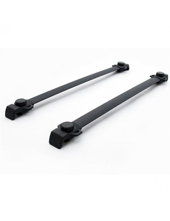 2pcs Professional Portable Roof Racks for 2007-2018 (Only for Models with Existing Roof Rails) Black